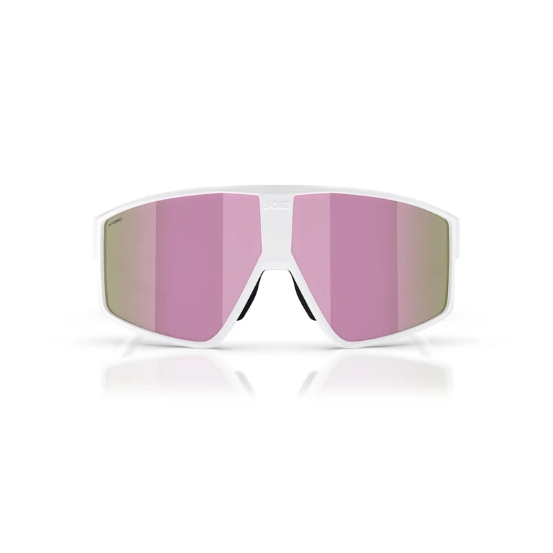 Lunettes BLIZ P002 S Blanc Matt Ecran Marron Rose