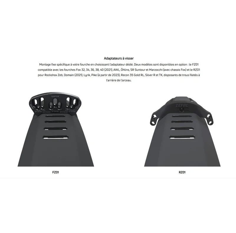 Garde-Boue Avant ZEFAL DEFLECTOR FM40