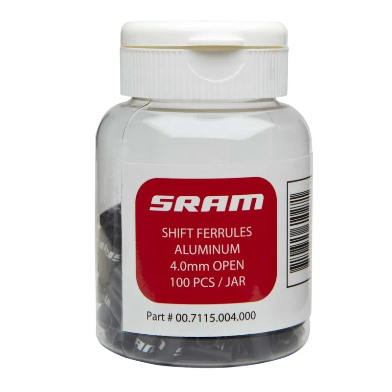 Embout der Gaine de Dérailleur SRAM 4 mm Noir (x100)