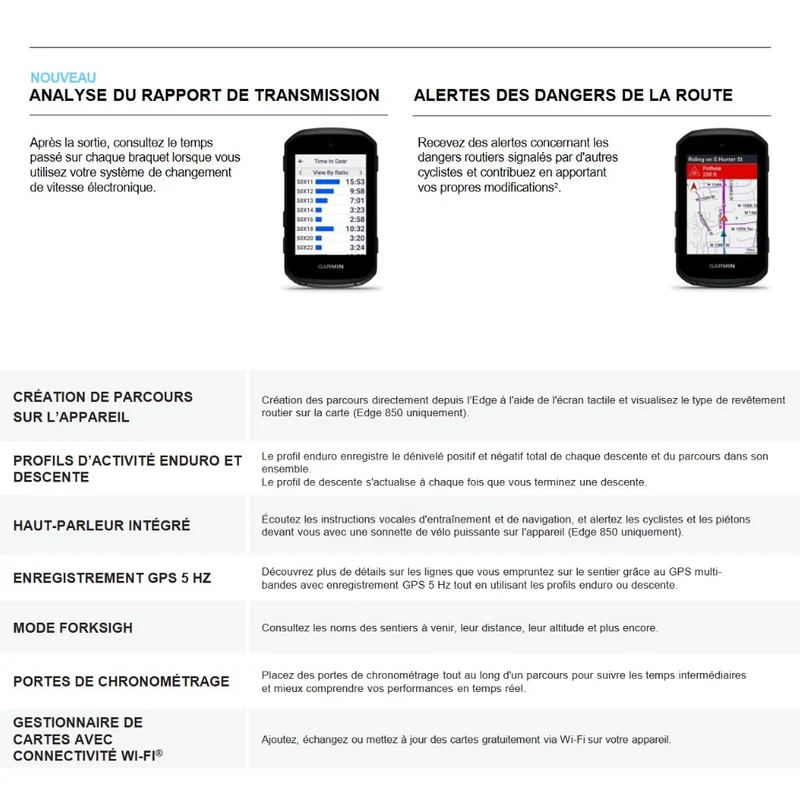 GPS GARMIN EDGE 550