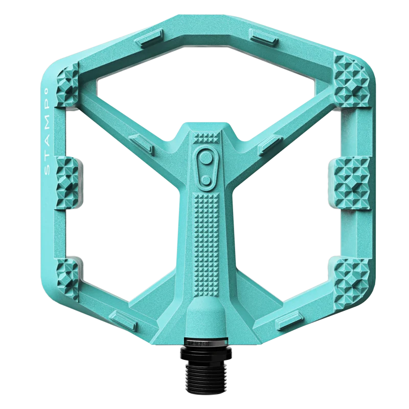 Pédales Plates CRANKBROTHERS STAMP 0 Small Turquoise