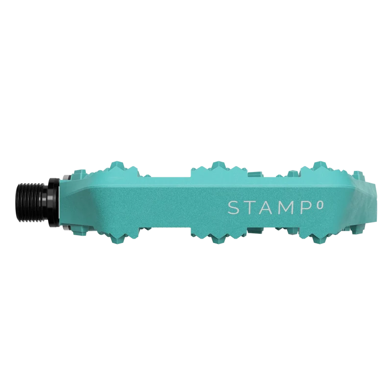 Pédales Plates CRANKBROTHERS STAMP 0 Small Turquoise