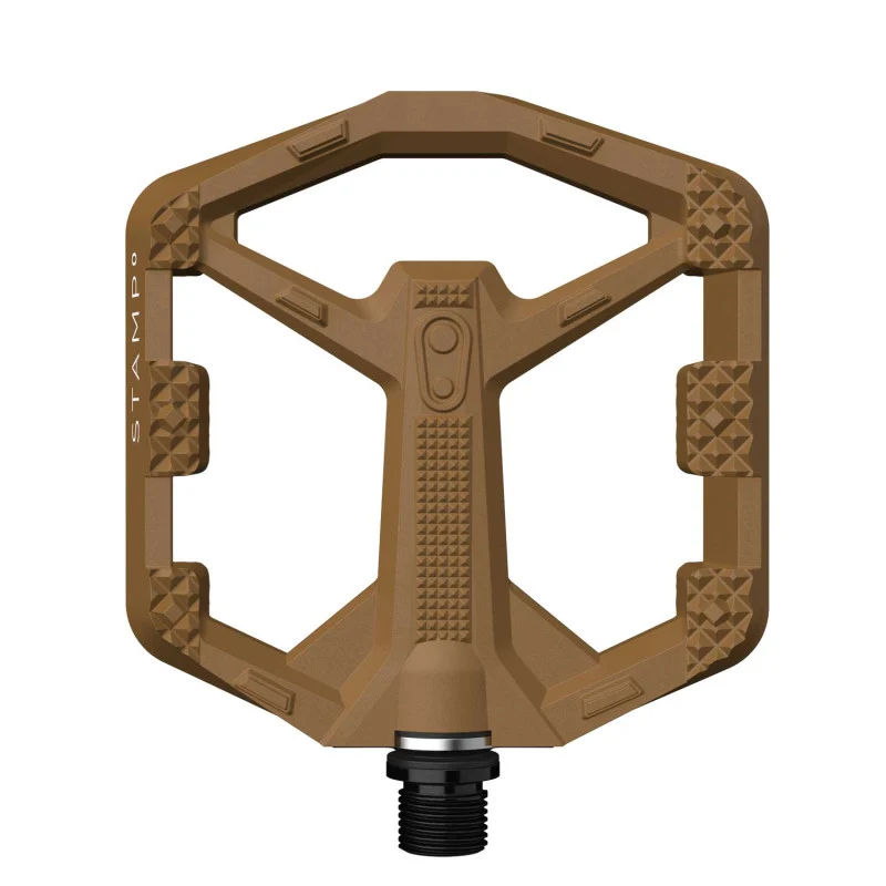 Pédales Plates CRANKBROTHERS STAMP 0 Small Marron