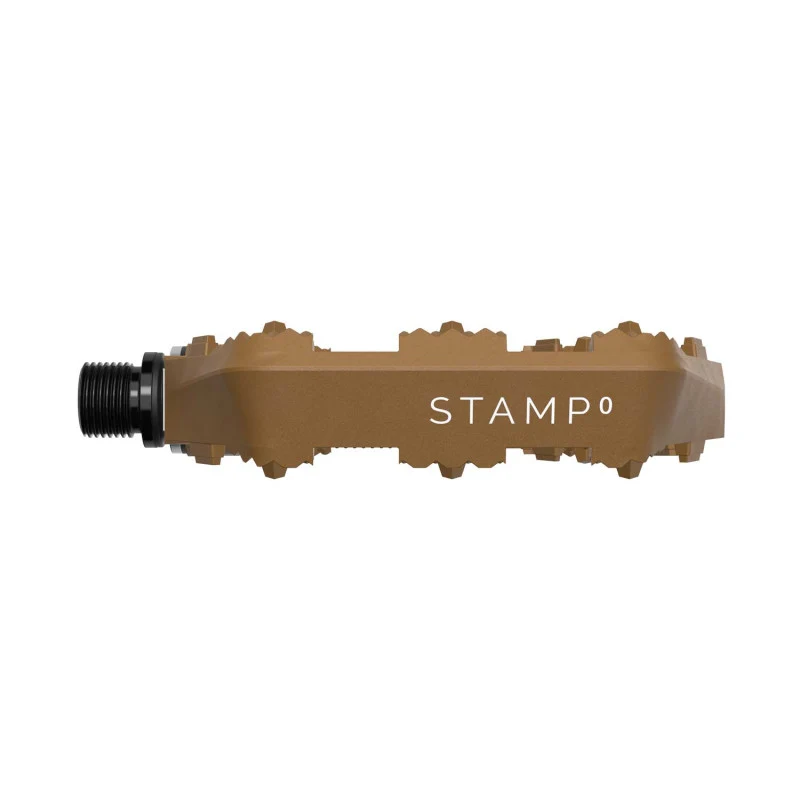 Pédales Plates CRANKBROTHERS STAMP 0 Small Marron