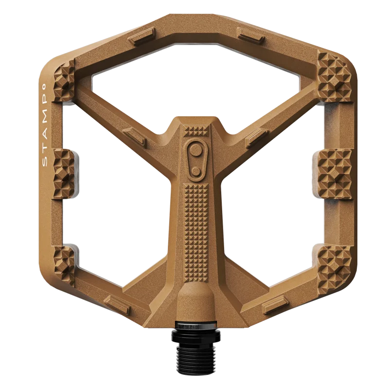 Pédales Plates CRANKBROTHERS STAMP 0 Large Marron