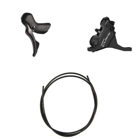 Levier Gauche et Étrier Avant SHIMANO CUES U6030 Double Flatmount Sans Disque