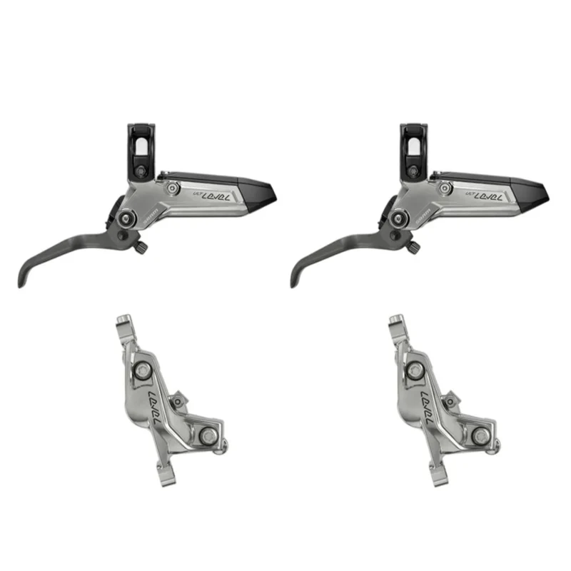 Paire de Freins SRAM LEVEL ULTIMATE STEALTH 4 pistons Argent