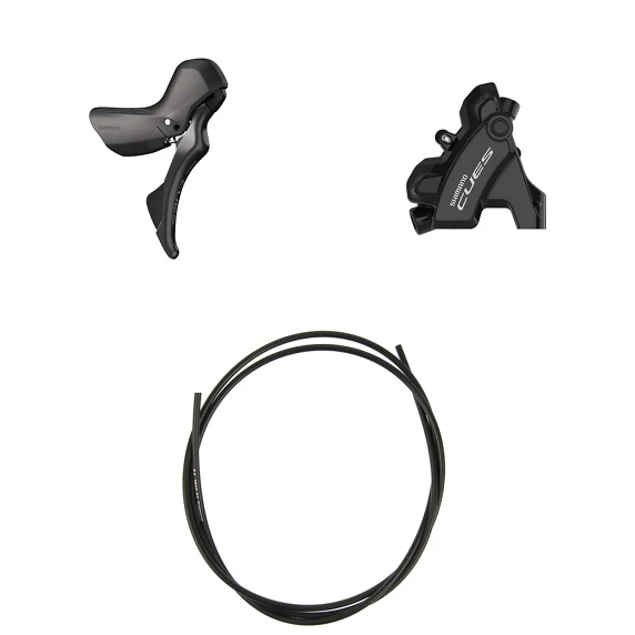 Levier Droit et Étrier Arrière SHIMANO CUES U6030 10/11V Flatmount Sans Disque