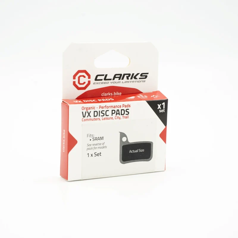 Plaquettes Organiques CLARKS Sram RED 22/FORCE 22/RIVAL 22/APEX/S700/LEVEL ULTIMATE/TLM 2017/2019