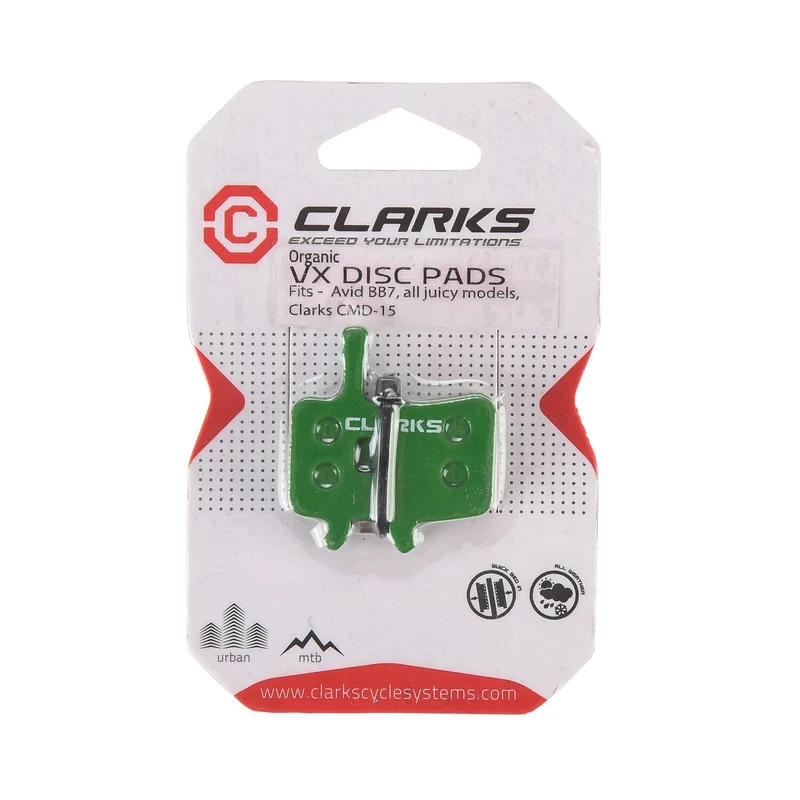 Plaquettes Organiques CLARKS Avid Juicy 3/5/7 Ultimate BB7 Promax