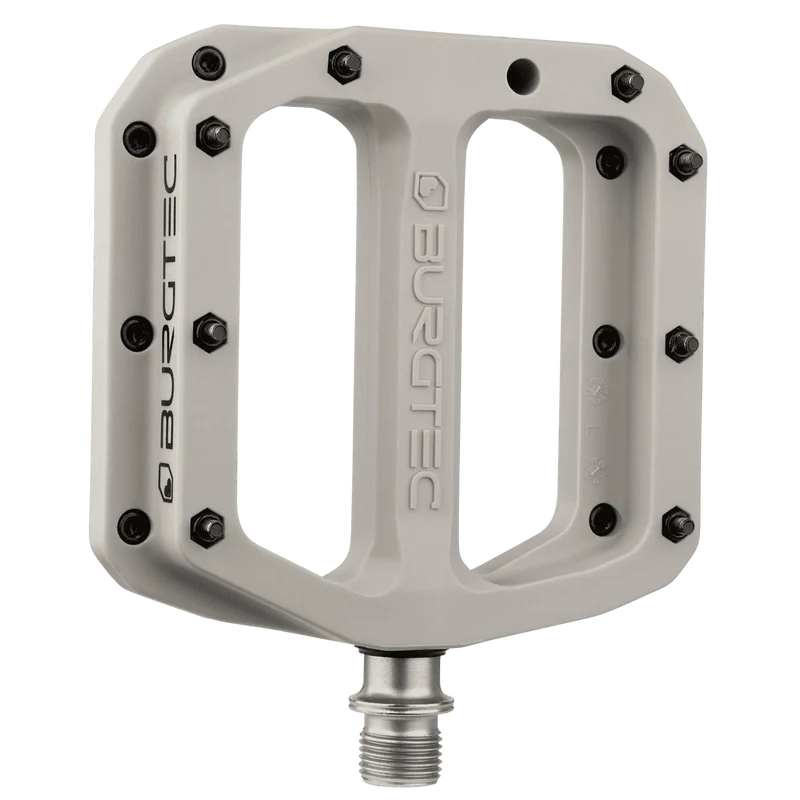Pédales Plates BURGTEC MK4 Composite Nase Grey Gris