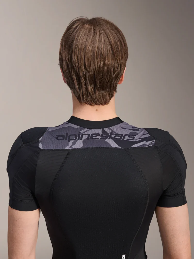 Gilet de Protection ALPINESTARS A-MOTION PLASMA Manches Courtes Noir/Camo